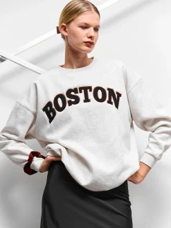 GATE Bluza z napisem| Swetry I Bluzy·Bluzy