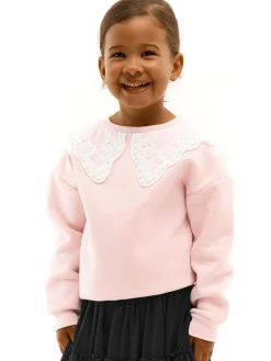 GATE Bluza z ozdobnym kołnierzem|Dzieci Dziewczynki·Bluzki