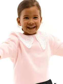 GATE Bluza z ozdobnym kołnierzem|Dzieci Dziewczynki·Bluzki