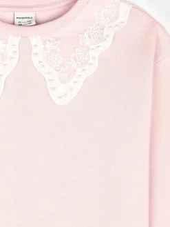 GATE Bluza z ozdobnym kołnierzem|Dzieci Dziewczynki·Bluzki