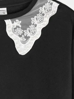 GATE Bluza z ozdobnym kołnierzem|Dzieci Dziewczynki·Bluzki