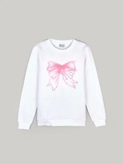 GATE Bluza z tiulową kokardką|Dzieci Dziewczynki·Bluzki
