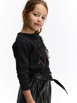 GATE Bluza z tiulową kokardką|Dzieci Dziewczynki·Bluzki