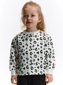 GATE Bluza z wzorem w panterkę|Dzieci Dziewczynki·Bluzki