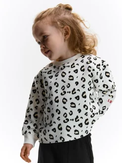 GATE Bluza z wzorem w panterkę|Dzieci Dziewczynki·Bluzki