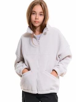 GATE Bluza zapinana na zamek z kieszenią|Dzieci Dziewczynki·Bluzki