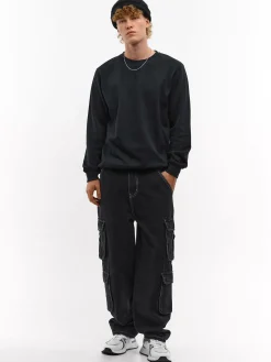 GATE Bluza ze szczegółowymi szwami| Swetry I Bluzy·Bluzy