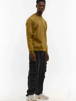 GATE Bluza ze szczegółowymi szwami| Swetry I Bluzy·Bluzy