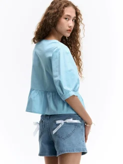 GATE Bluzka bawełniana| Koszulki I Topy·Bluzki