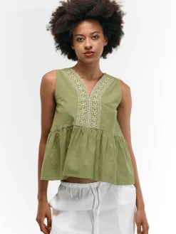 GATE Bluzka bawełniana bez rękawów| Koszulki I Topy·Topy|Koszulki I Topy·Bluzki