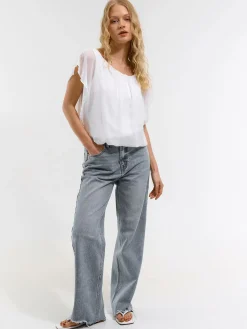 GATE Bluzka o luźnym kroju| Koszulki I Topy·Topy|Koszulki I Topy·Bluzki