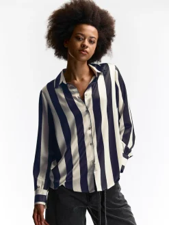 GATE Bluzka w prążki| Koszulki I Topy·Bluzki