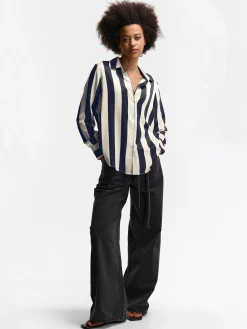 GATE Bluzka w prążki| Koszulki I Topy·Bluzki