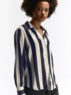 GATE Bluzka w prążki| Koszulki I Topy·Bluzki