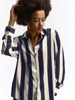 GATE Bluzka w prążki| Koszulki I Topy·Bluzki