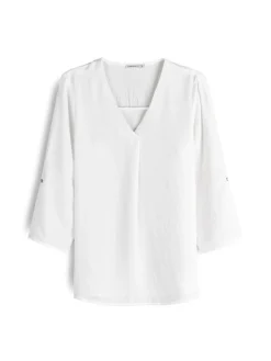 GATE Bluzka z dekoltem w serek| Koszulki I Topy·Bluzki