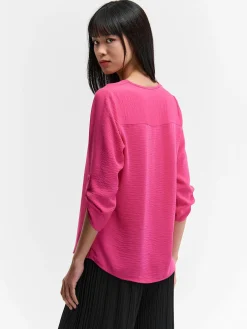 GATE Bluzka z dekoltem w serek| Koszulki I Topy·Bluzki