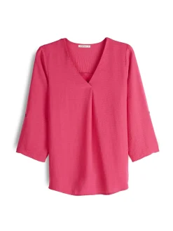 GATE Bluzka z dekoltem w serek| Koszulki I Topy·Bluzki