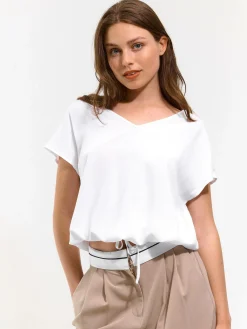 GATE Bluzka z detalem na plecach| Koszulki I Topy·Topy|Koszulki I Topy·Bluzki