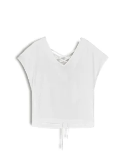 GATE Bluzka z detalem na plecach| Koszulki I Topy·Topy|Koszulki I Topy·Bluzki