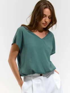 GATE Bluzka z detalem na plecach| Koszulki I Topy·Topy|Koszulki I Topy·Bluzki