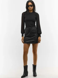 GATE Bluzka z długim rękawem| Koszulki I Topy·Topy