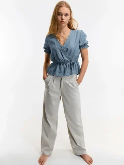 GATE Bluzka z elastyczną talią| Koszulki I Topy·Topy|Koszulki I Topy·Bluzki