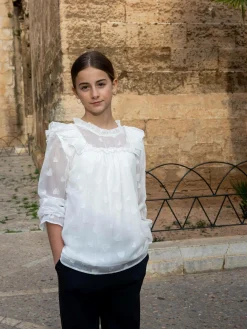 GATE Bluzka z falbanami|Dzieci Dziewczynki·Bluzki I Koszule