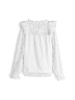 GATE Bluzka z falbanami|Dzieci Dziewczynki·Bluzki I Koszule