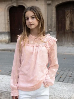 GATE Bluzka z falbanami|Dzieci Dziewczynki·Bluzki I Koszule