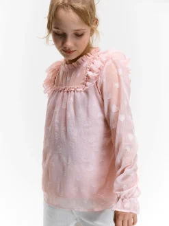 GATE Bluzka z falbanami|Dzieci Dziewczynki·Bluzki I Koszule