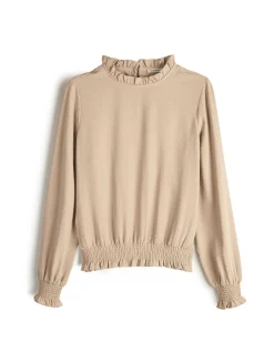 GATE Bluzka z falbanką w talii| Koszulki I Topy·Topy|Koszulki I Topy·Bluzki