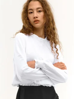 GATE Bluzka z falbanką w talii| Koszulki I Topy·Topy|Koszulki I Topy·Bluzki