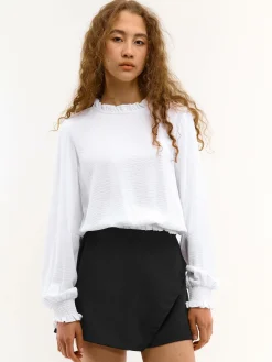 GATE Bluzka z falbanką w talii| Koszulki I Topy·Topy|Koszulki I Topy·Bluzki