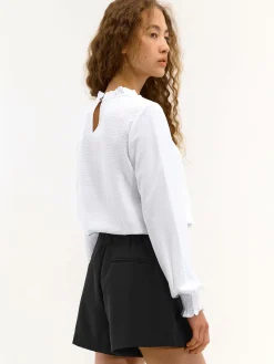 GATE Bluzka z falbanką w talii| Koszulki I Topy·Topy|Koszulki I Topy·Bluzki