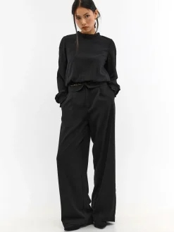 GATE Bluzka z falbanką w talii| Koszulki I Topy·Topy|Koszulki I Topy·Bluzki