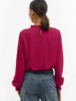 GATE Bluzka z falbanką w talii| Koszulki I Topy·Topy|Koszulki I Topy·Bluzki