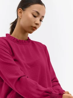 GATE Bluzka z falbanką w talii| Koszulki I Topy·Topy|Koszulki I Topy·Bluzki