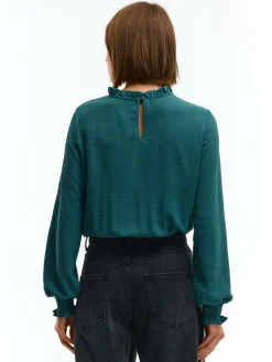 GATE Bluzka z falbanką w talii| Koszulki I Topy·Topy|Koszulki I Topy·Bluzki