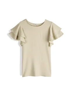 GATE Bluzka z falbankami| Koszulki I Topy·Topy