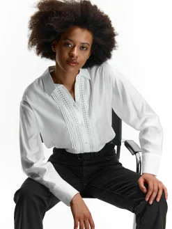 GATE Bluzka z haftem| Koszulki I Topy·Bluzki