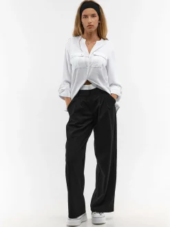 GATE Bluzka z kieszeniami| Koszulki I Topy·Bluzki