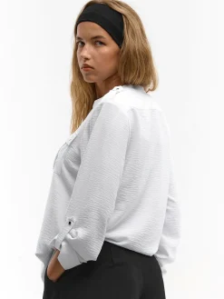 GATE Bluzka z kieszeniami| Koszulki I Topy·Bluzki