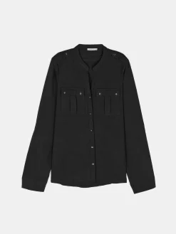 GATE Bluzka z kieszeniami| Koszulki I Topy·Bluzki