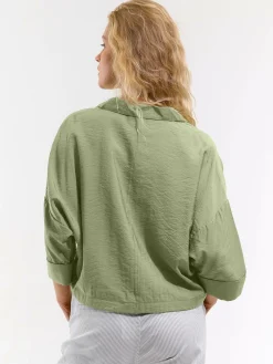 GATE Bluzka z kieszeniami| Koszulki I Topy·Bluzki