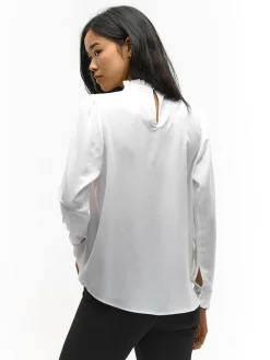 GATE Bluzka z koronką| Koszulki I Topy·Bluzki