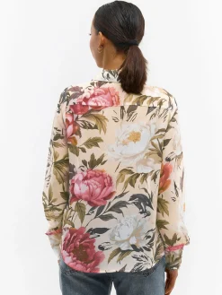 GATE Bluzka z kwiatowym wzorem| Koszulki I Topy·Bluzki