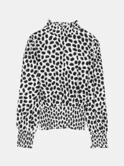 GATE Bluzka z nadrukiem, ze stójką| Koszulki I Topy·Topy|Koszulki I Topy·Bluzki