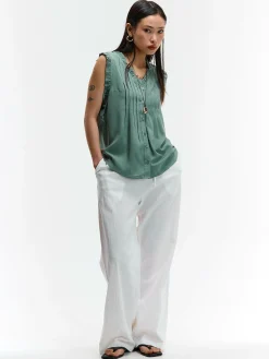 GATE Bluzka z wiskozy| Koszulki I Topy·Topy|Koszulki I Topy·Bluzki