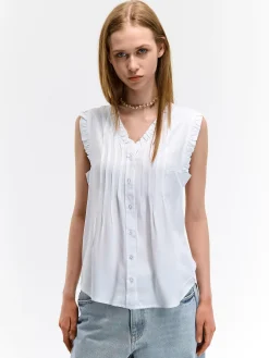 GATE Bluzka z wiskozy| Koszulki I Topy·Topy|Koszulki I Topy·Bluzki